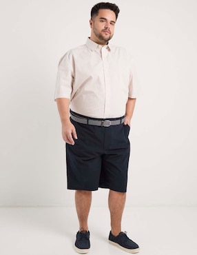 Camisa casual Weekend Plus manga al codo para hombre