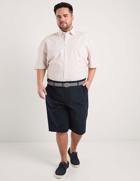 Camisa casual Weekend Plus manga al codo para hombre