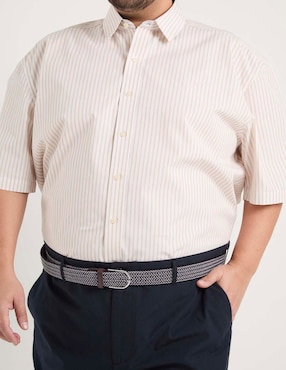 Camisa casual Weekend Plus manga al codo para hombre