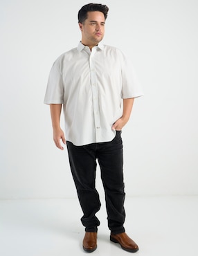 Camisa casual Weekend Plus manga corta para hombre