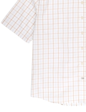 Camisa casual Weekend Plus de algodón manga corta para hombre