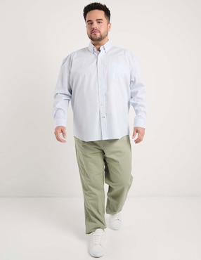Camisa casual Weekend Plus manga larga para hombre