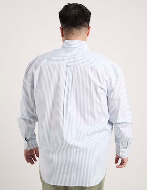 Camisa casual Weekend Plus manga larga para hombre