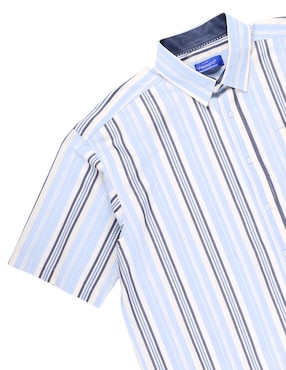 Camisa casual Weekend Plus de algodón manga corta para hombre