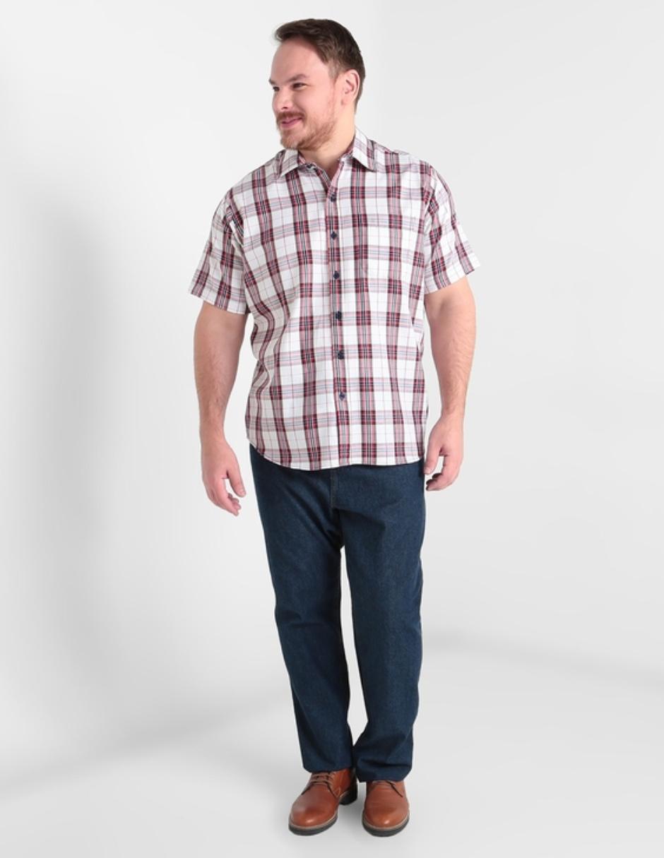 Jeans straight lavado stone wash para hombre 7