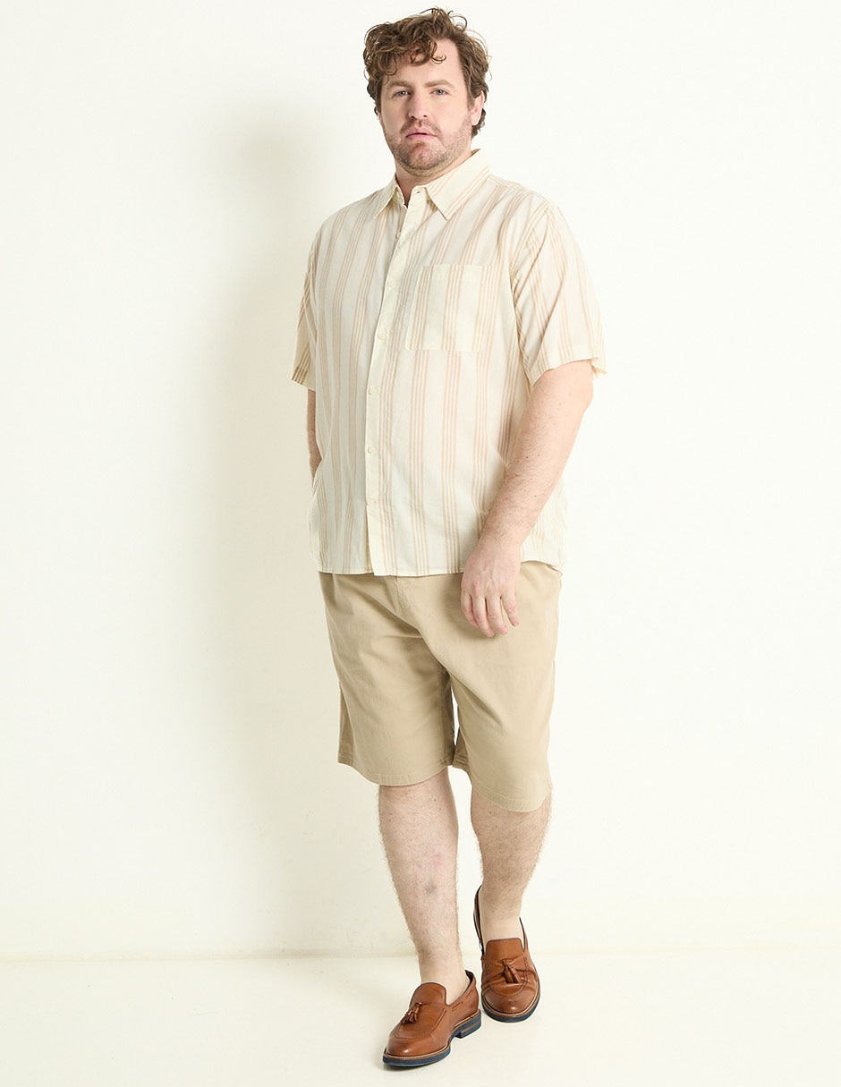 BERMUDA WEEKEND PLUS, 46, KHAKI CLARO W