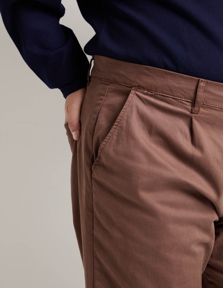 PANTALON WEEKEND PLUS, 42, CACAO WKHX25