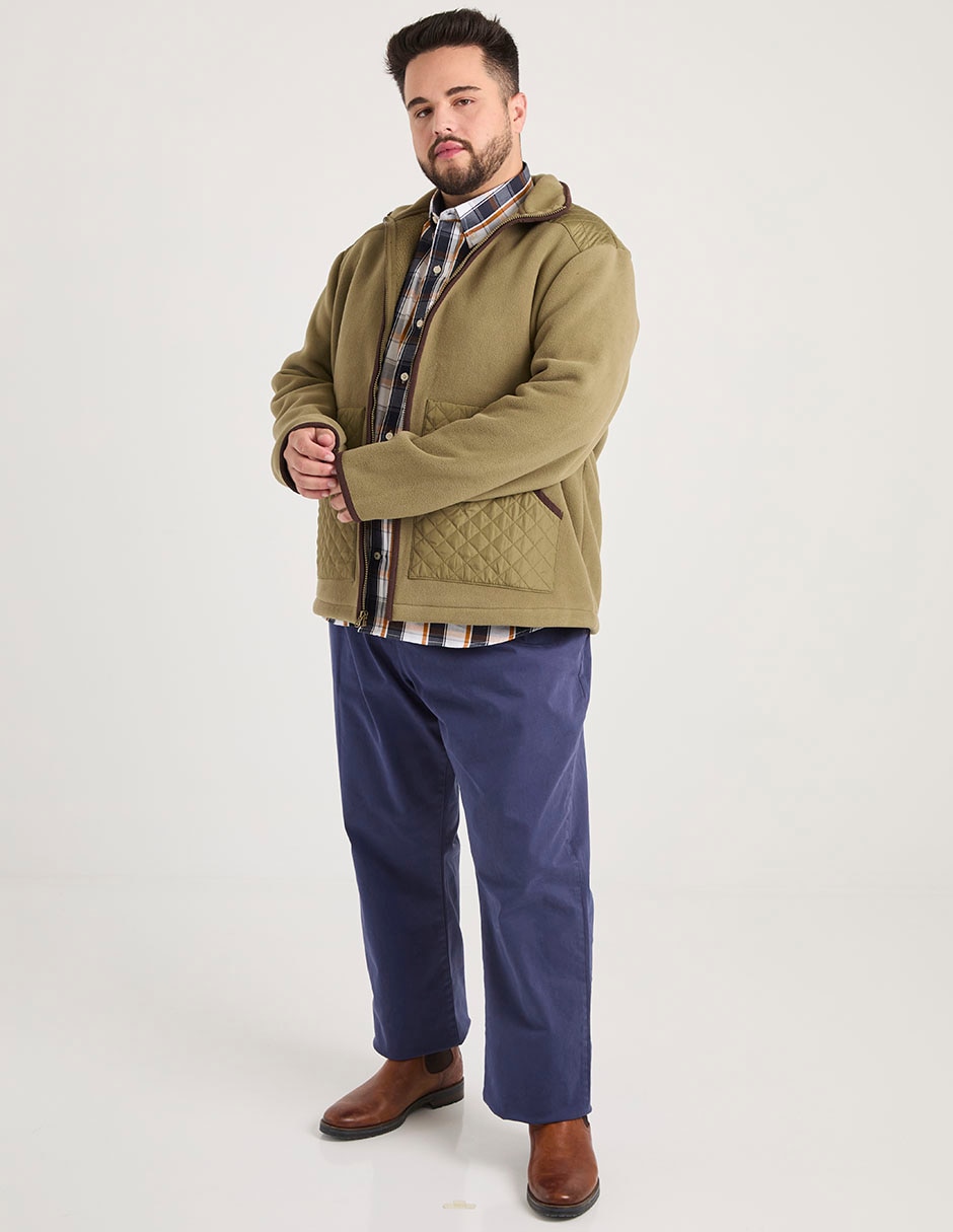 Pantalón chino recto de algodón para hombre 3