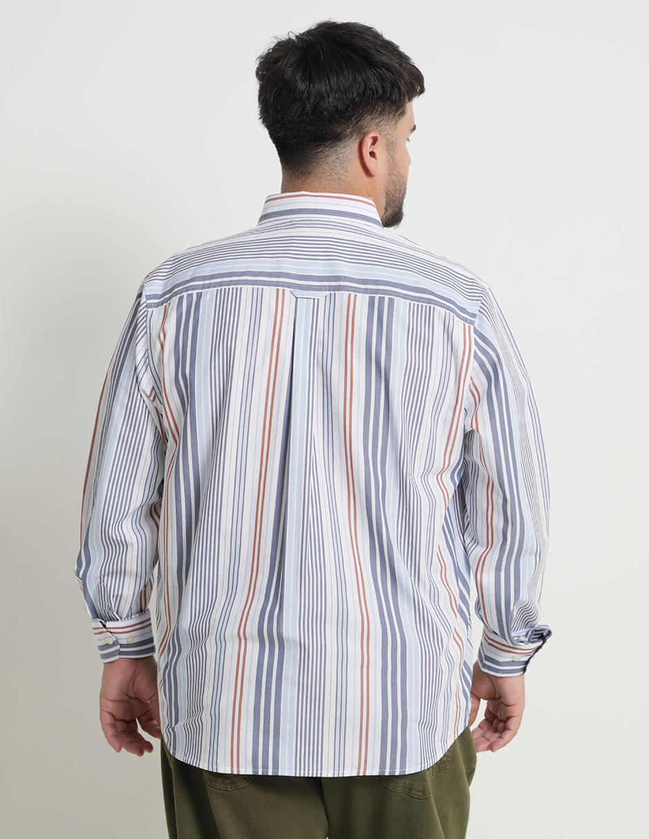 Camisa casual de algodón manga larga para hombre 2