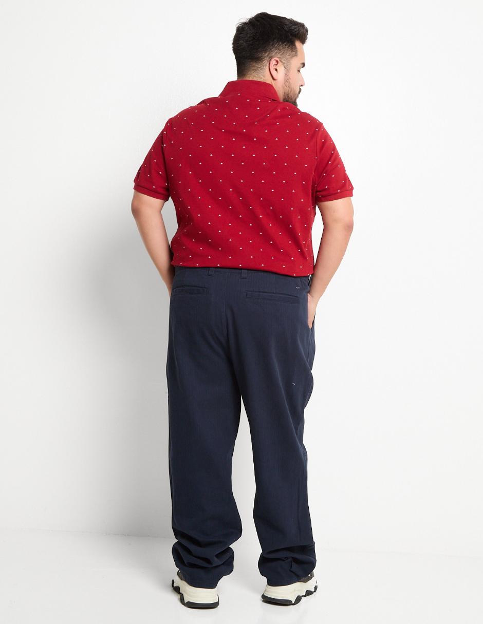 Pantalón chino recto de algodón para hombre 2