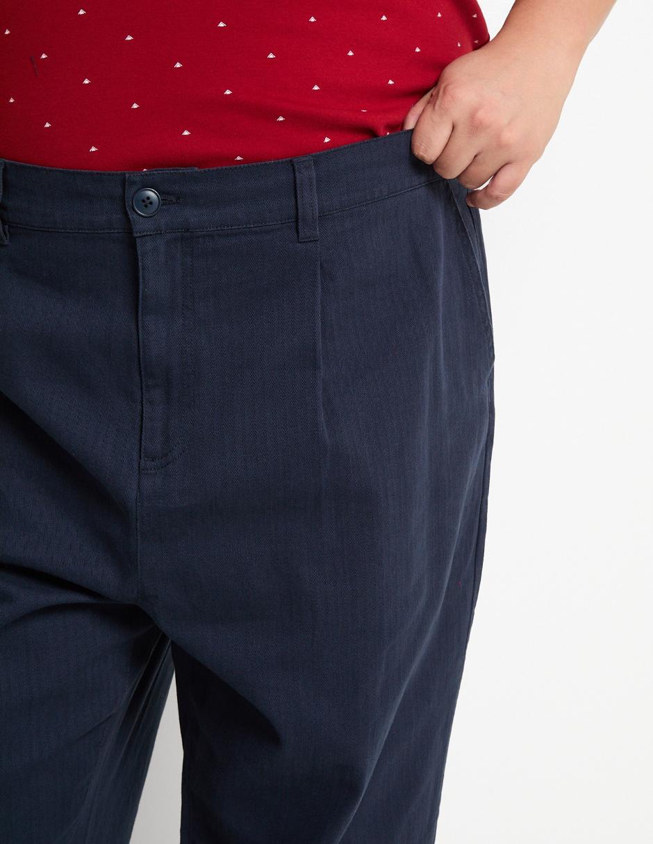 Pantalón chino recto de algodón para hombre 4