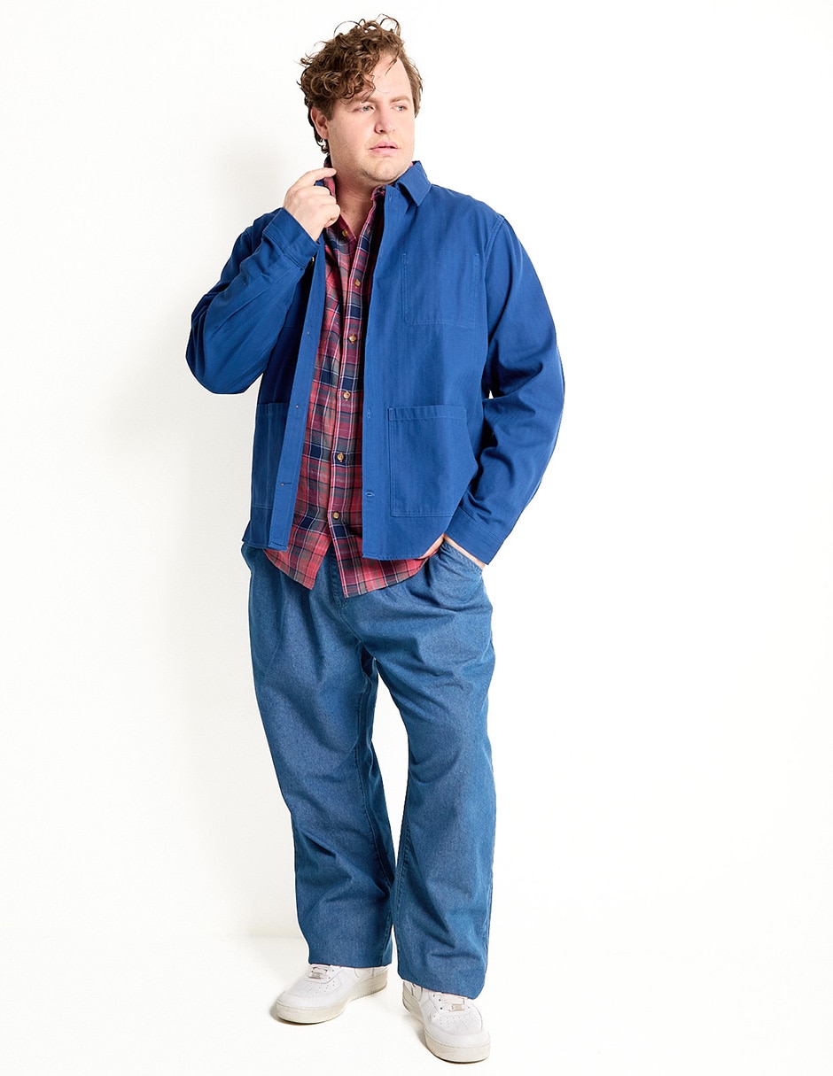 Camisa casual manga larga para hombre 3