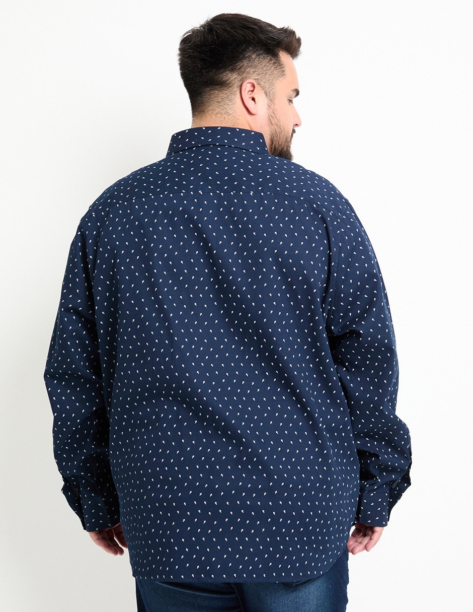 Camisa casual de algodón manga larga para hombre 2