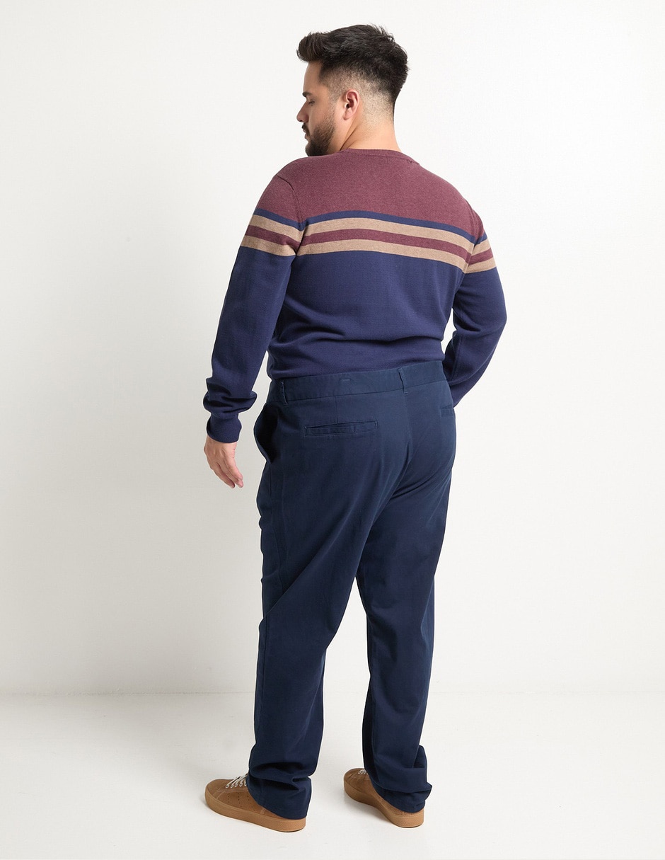 Pantalón recto de algodón para hombre 2