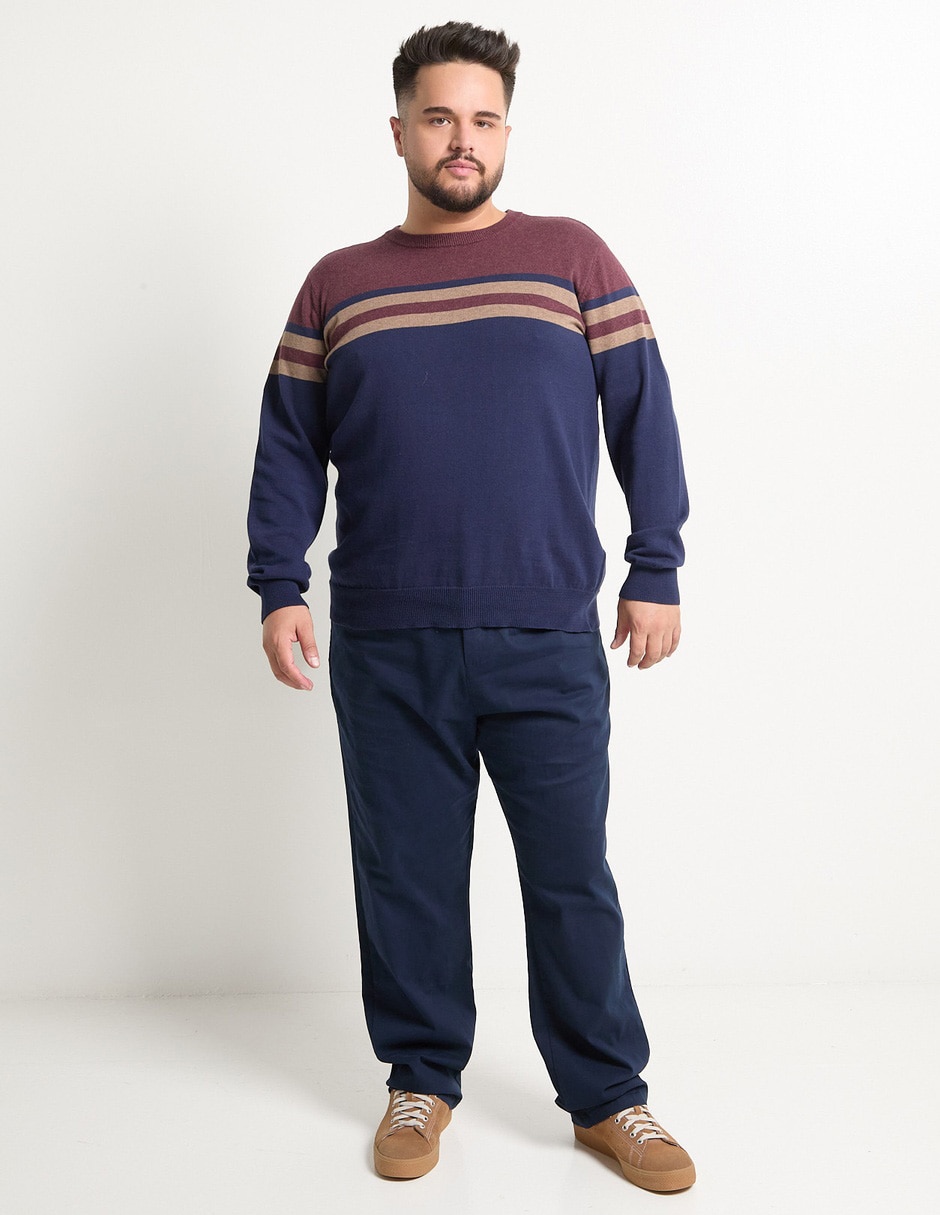 Pantalón recto de algodón para hombre 3