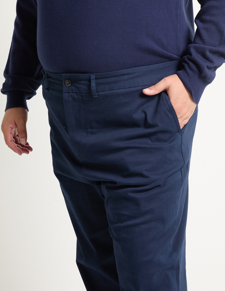Pantalón recto de algodón para hombre 4