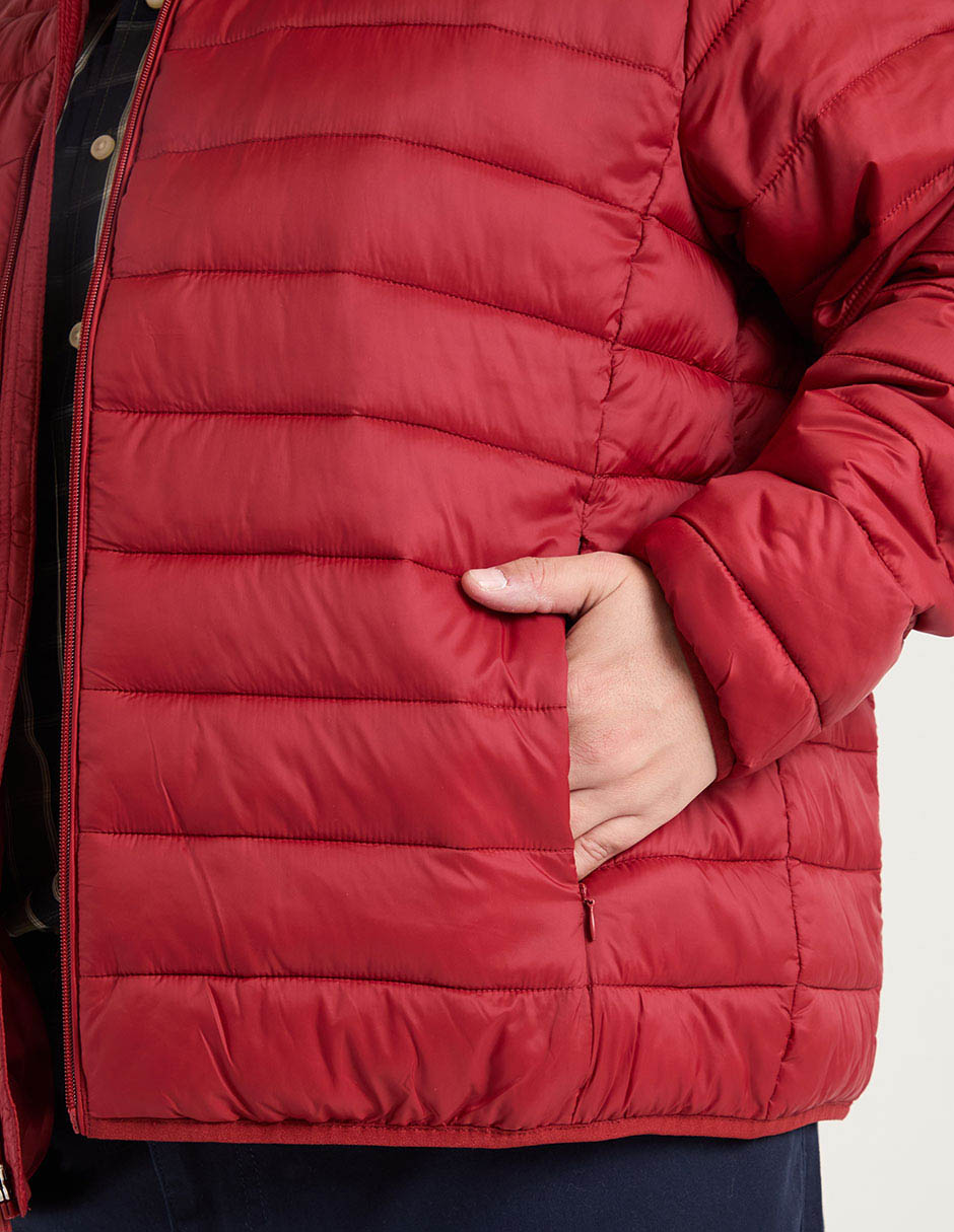 Chamarra acolchada capitonada para hombre 4