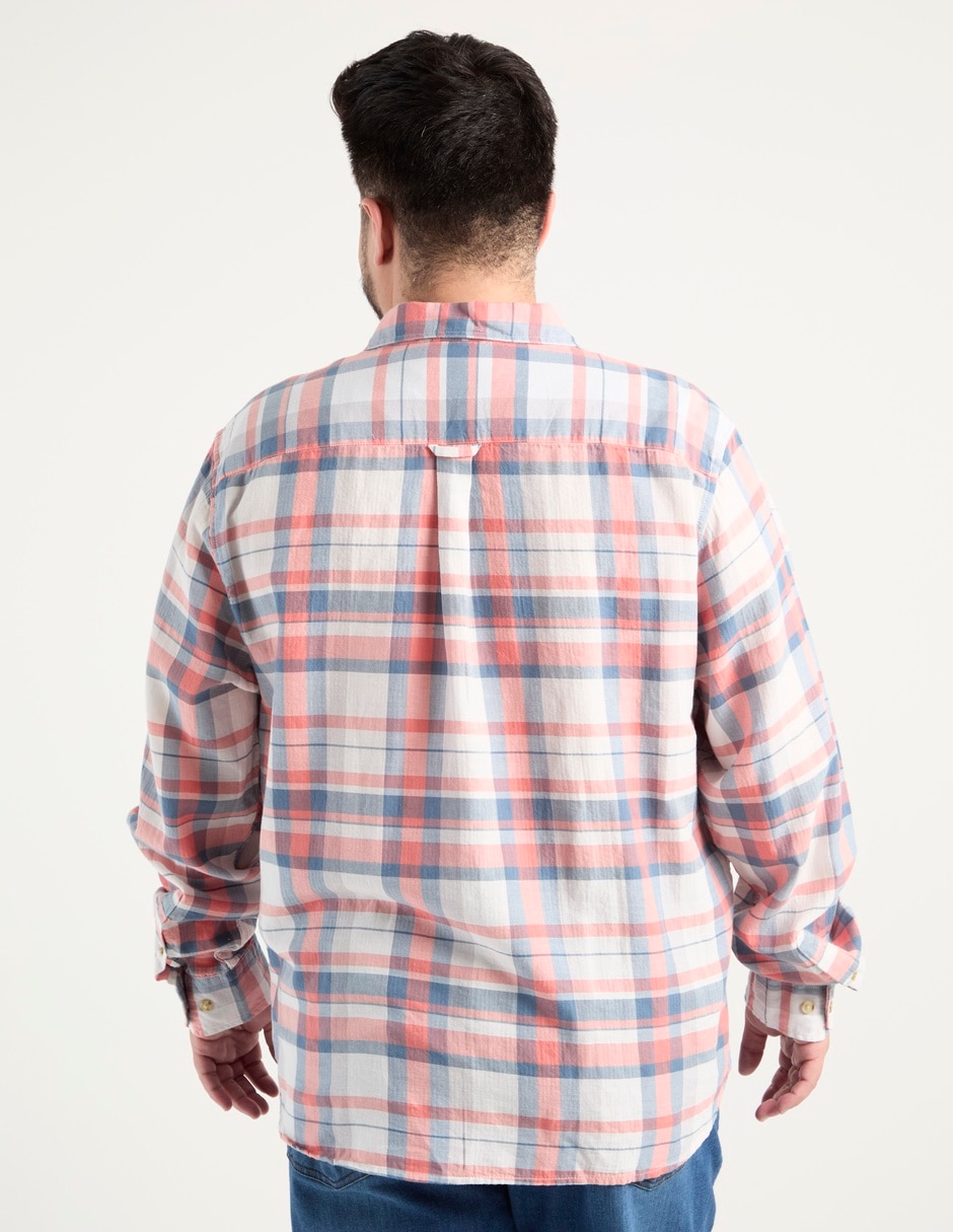 Camisa casual manga larga para hombre 2