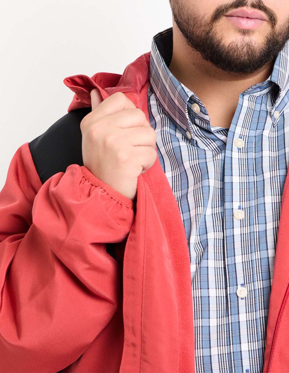 Chamarra cazadora con capucha para hombre 4