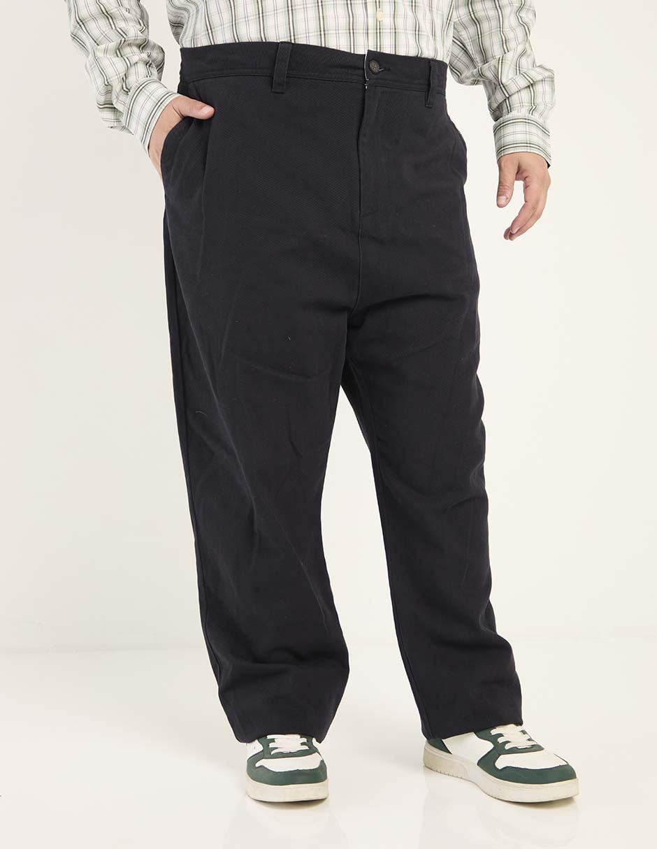 Pantalón chino regular de algodón para hombre Pantalón chino regular de algodón para hombre