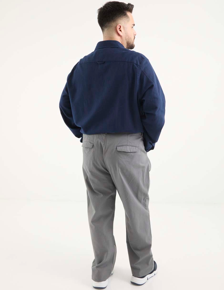 Pantalón regular de algodón para hombre 4