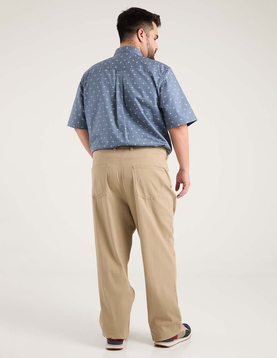 Pantalón recto de algodón para hombre 2
