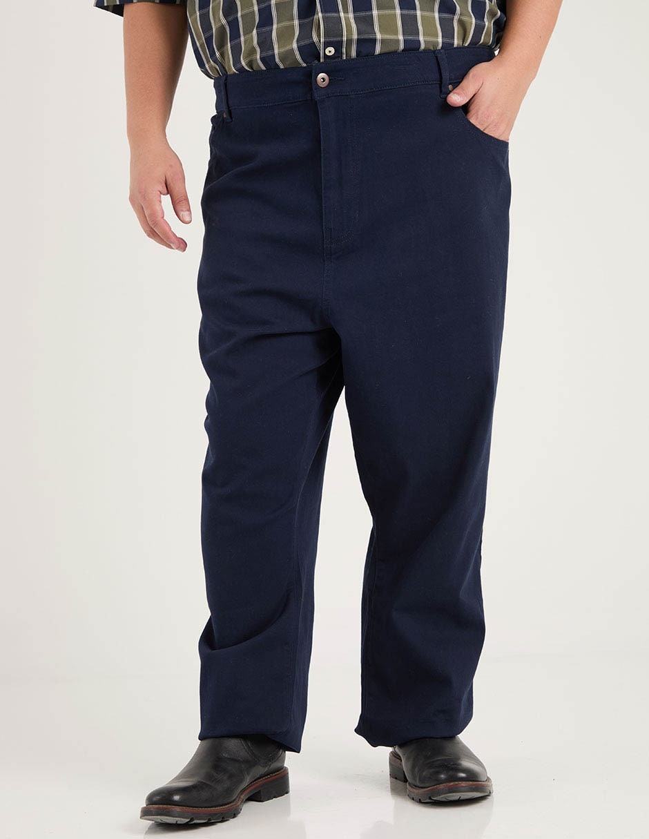 Pantalón recto de algodón para hombre Pantalón recto de algodón para hombre