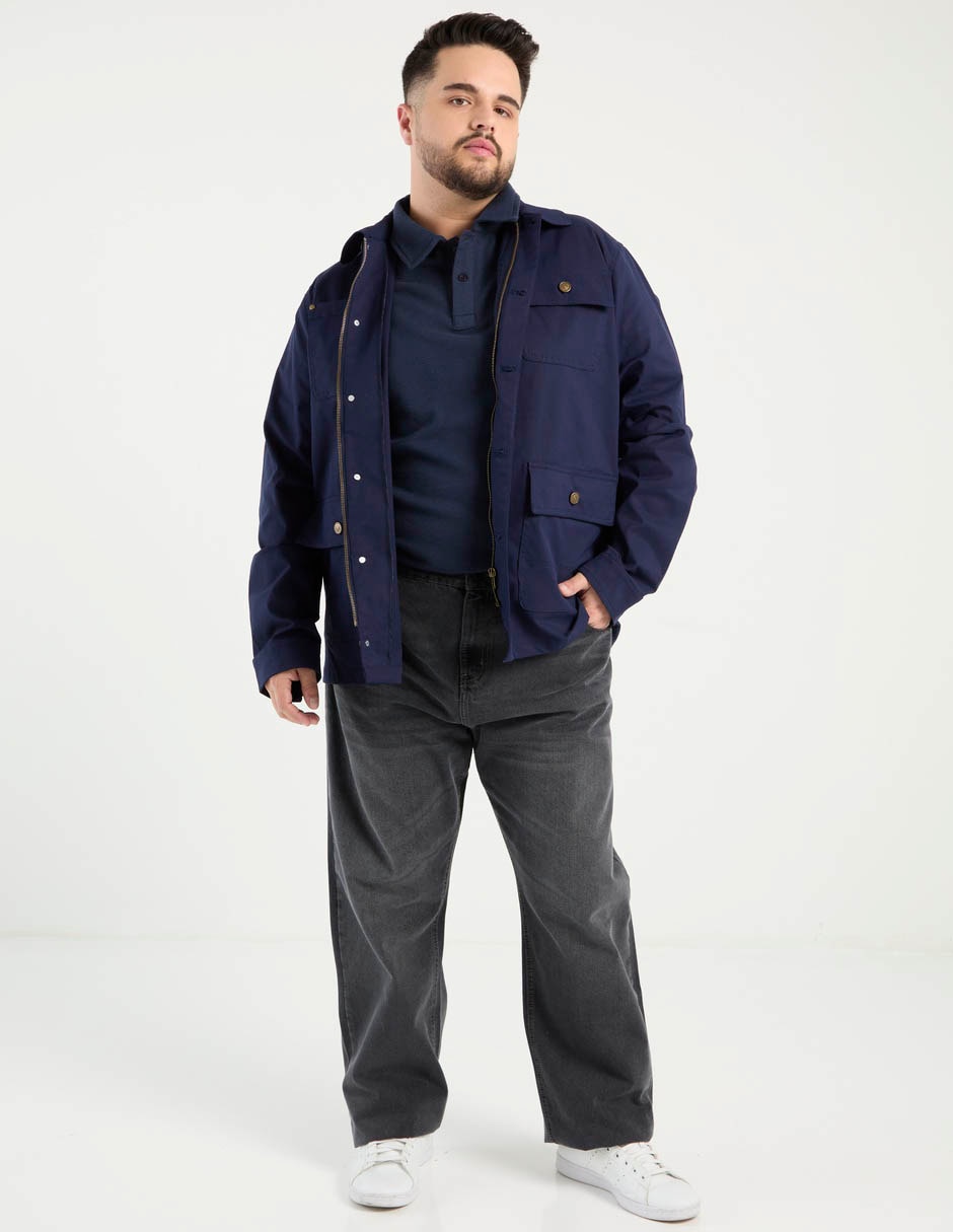 Chamarra casual con bolsillos para hombre 3