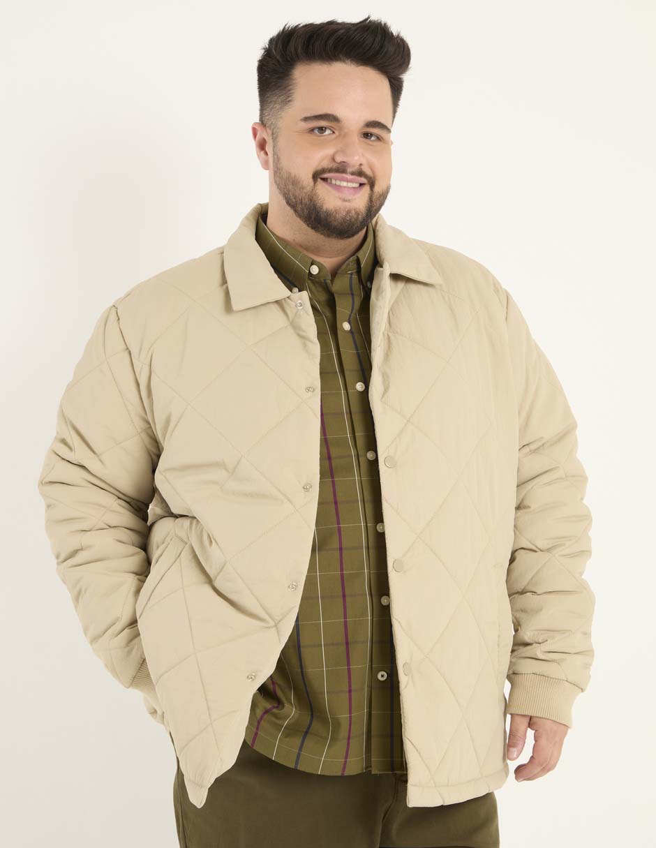 Chamarra casual con bolsillos para hombre 1