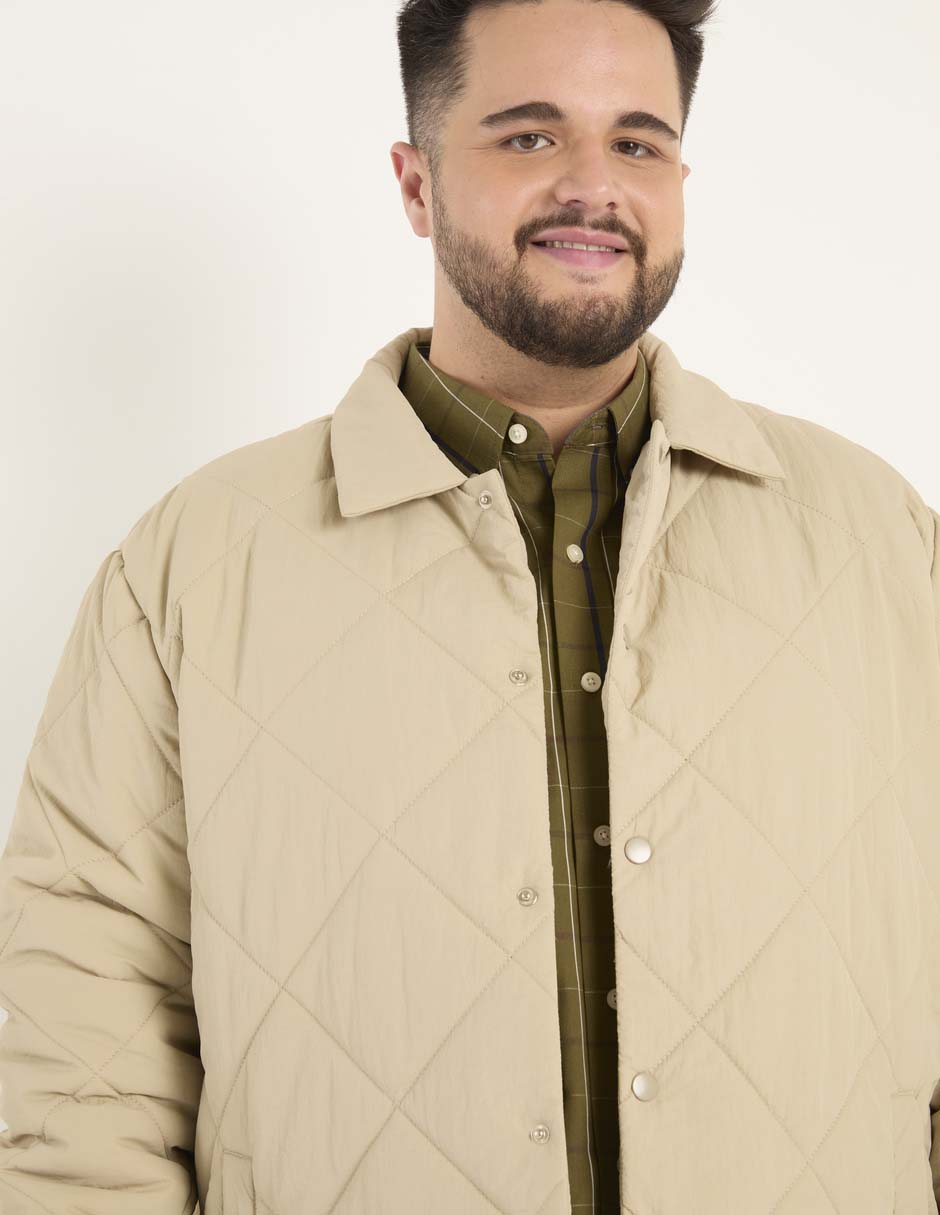 Chamarra casual con bolsillos para hombre 4