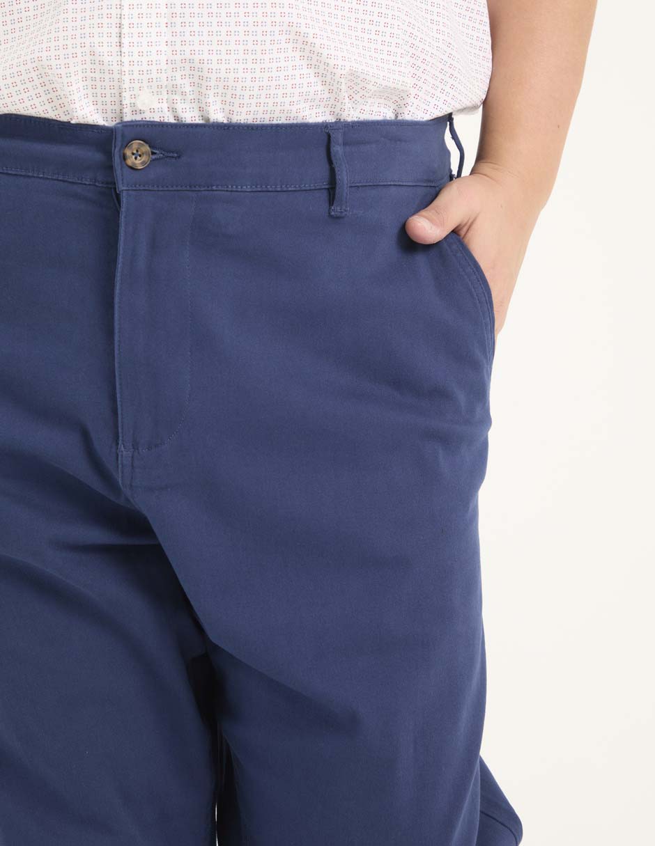 PANTALON CHINO WEEK, 42, DENIM OBSCURO