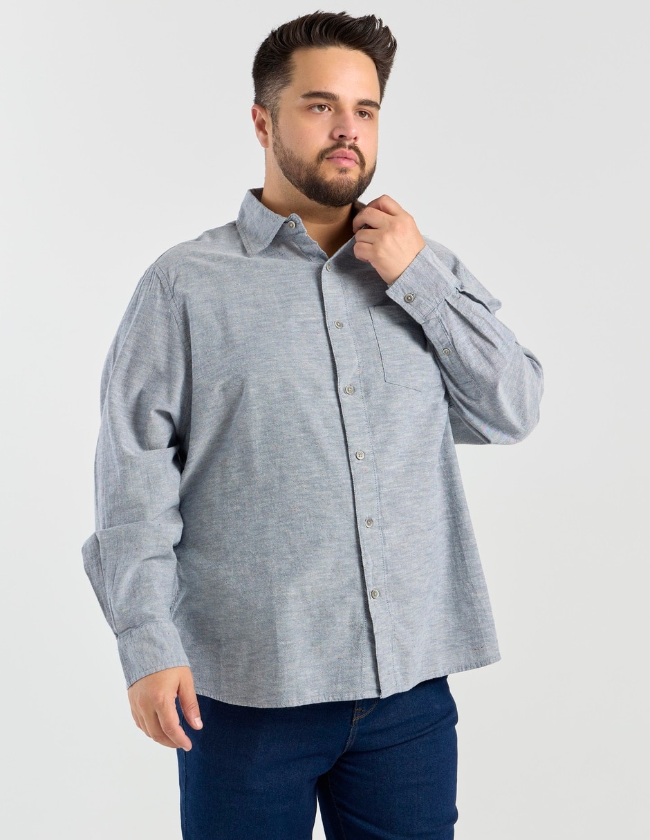 Camisa casual manga larga para hombre Camisa casual manga larga para hombre
