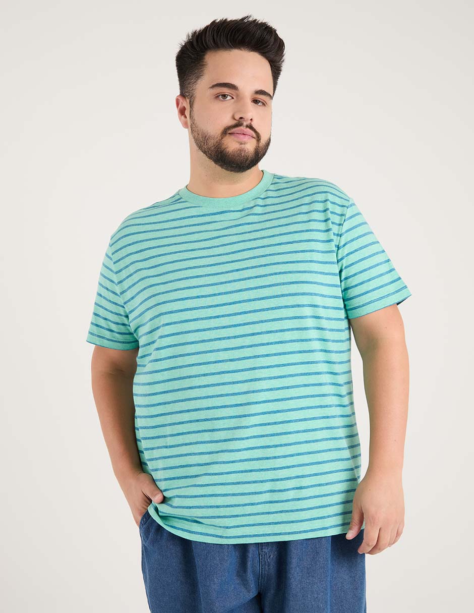 Playera cuello redondo para hombre