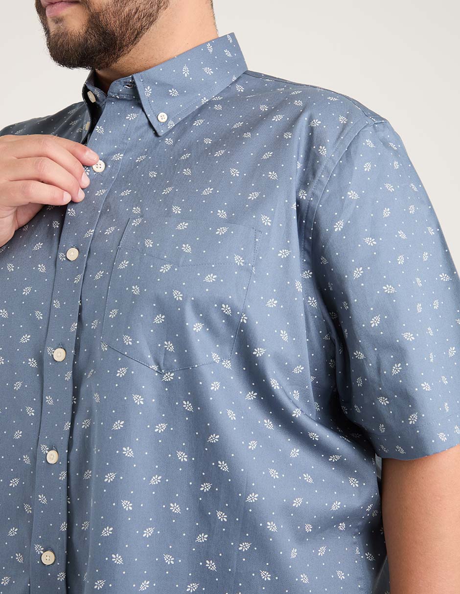 Camisa casual manga corta para hombre 4