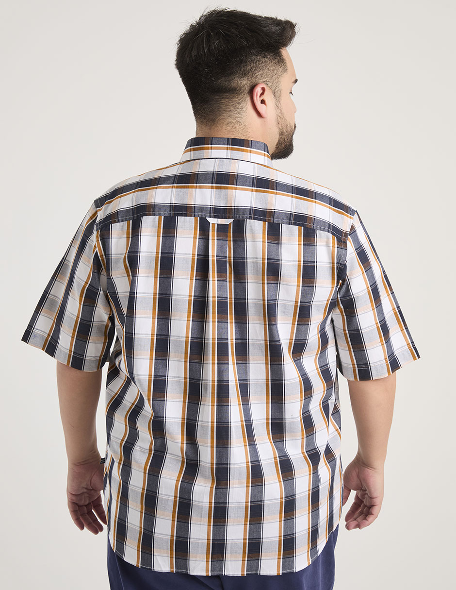 Camisa casual de algodón manga corta para hombre 2