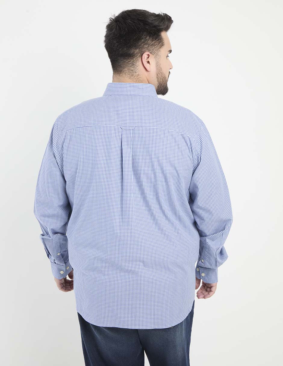 Camisa casual de algodón manga larga para hombre 2