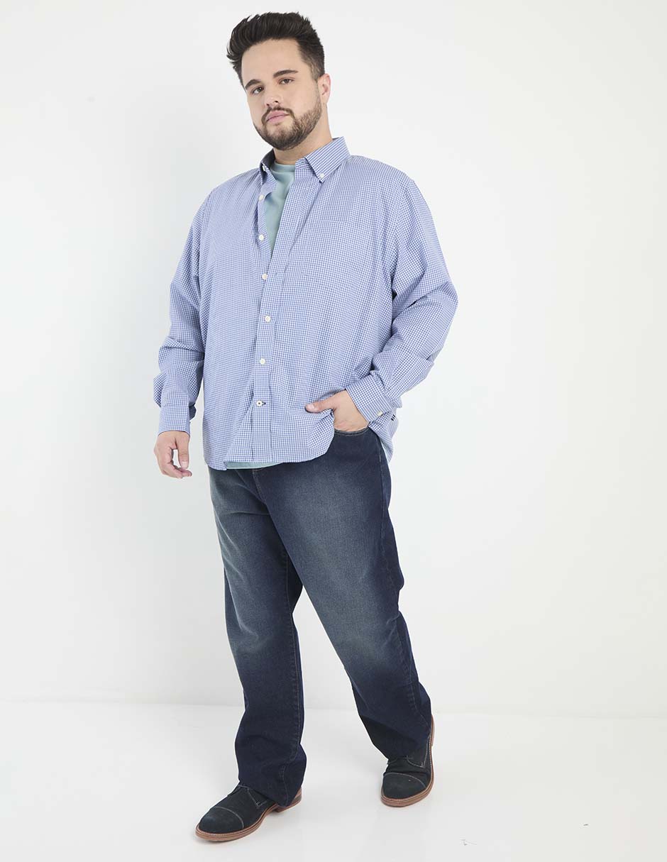 Camisa casual de algodón manga larga para hombre 3