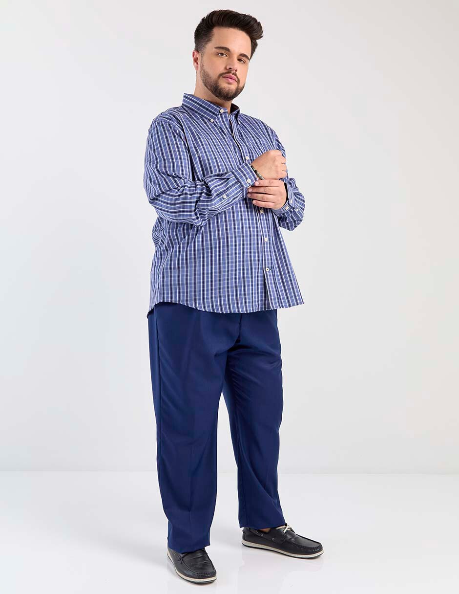 Camisa casual de algodón manga larga para hombre 3