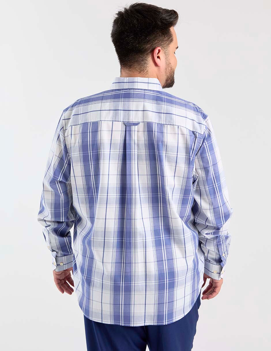 Camisa casual de algodón manga larga para hombre 2