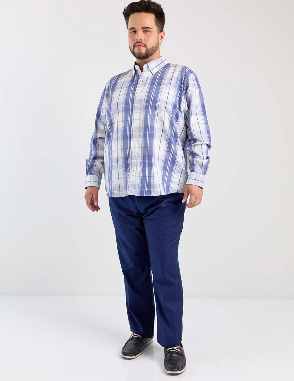 Camisa casual de algodón manga larga para hombre 3