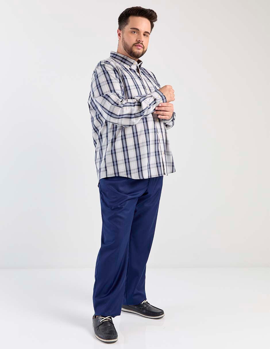 Camisa casual de algodón manga larga para hombre 3