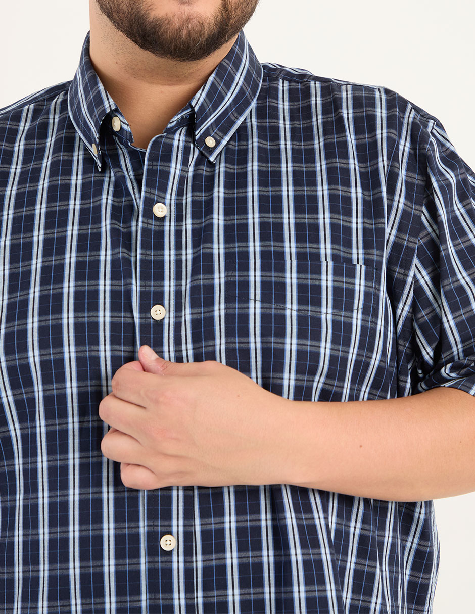 Camisa casual manga corta para hombre 4