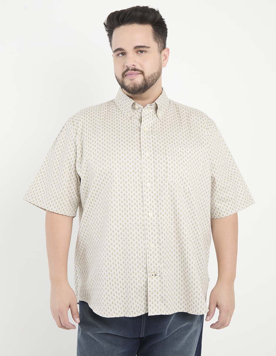 Camisa casual de algodón manga corta para hombre Camisa casual de algodón manga corta para hombre