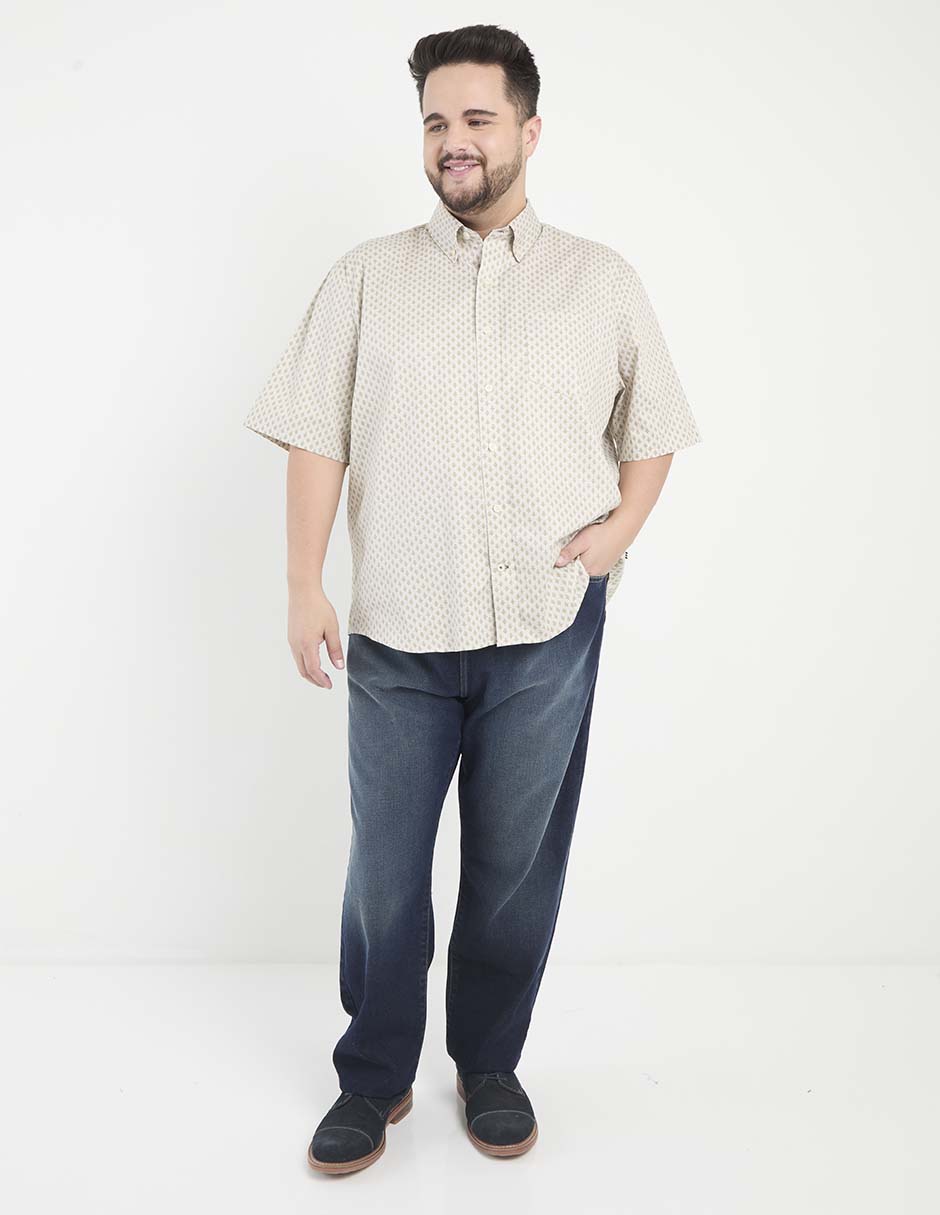 Camisa casual de algodón manga corta para hombre 3