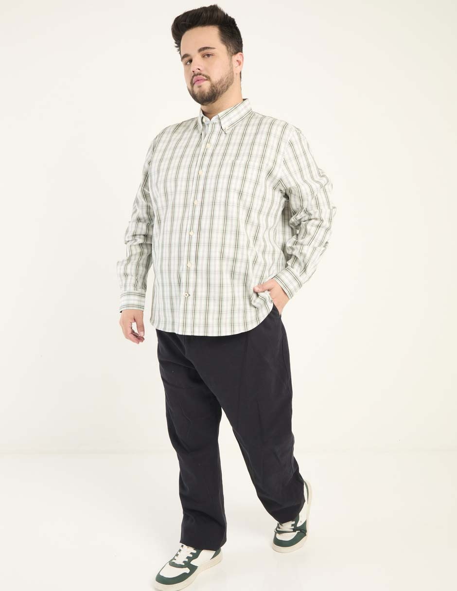Camisa casual manga larga para hombre 3