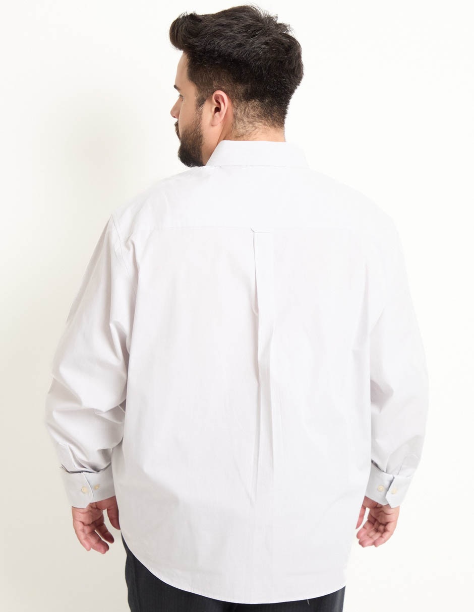 Camisa casual manga larga para hombre 2