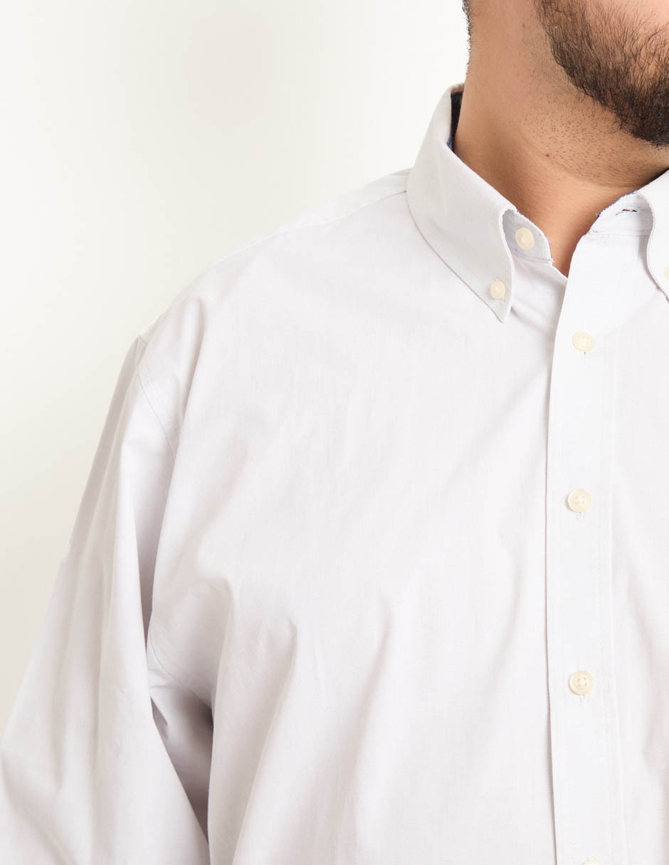 Camisa casual manga larga para hombre 4
