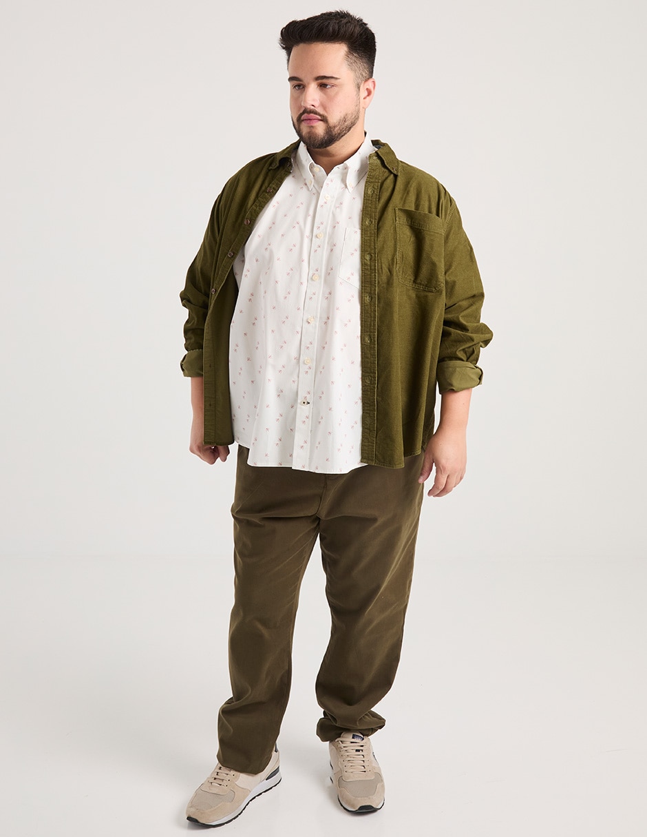 Camisa casual de algodón manga corta para hombre 3