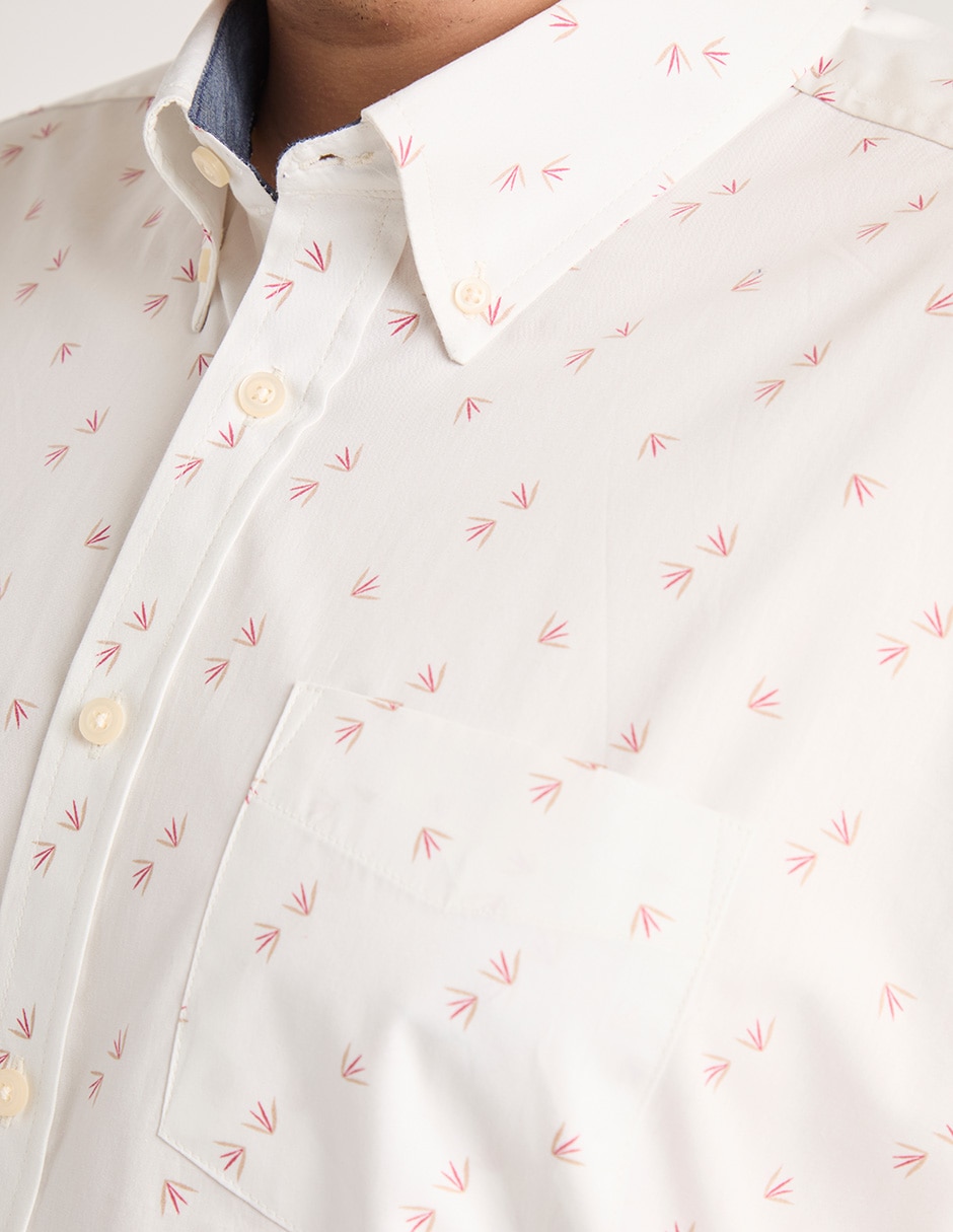 Camisa casual de algodón manga corta para hombre 4