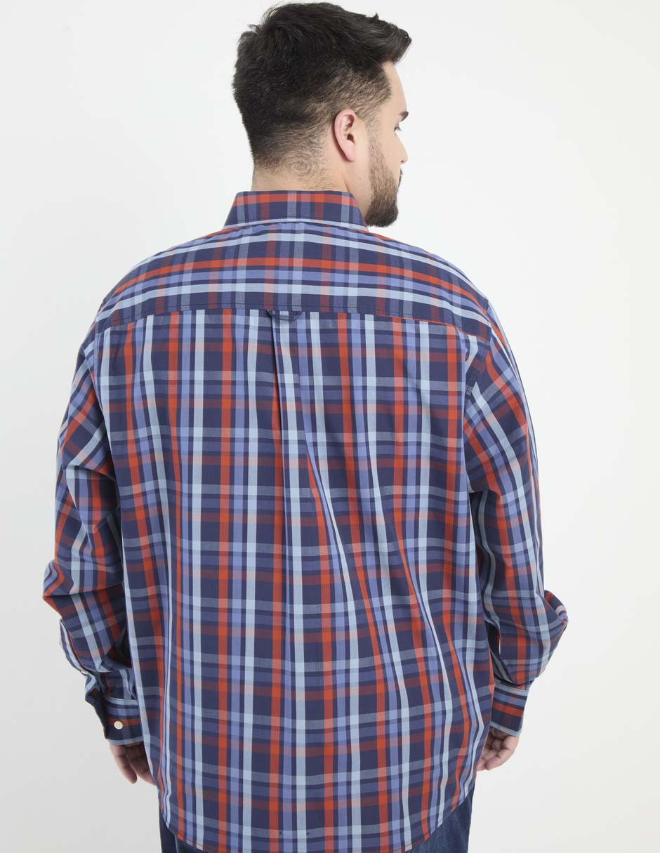 Camisa casual de algodón manga larga para hombre 2